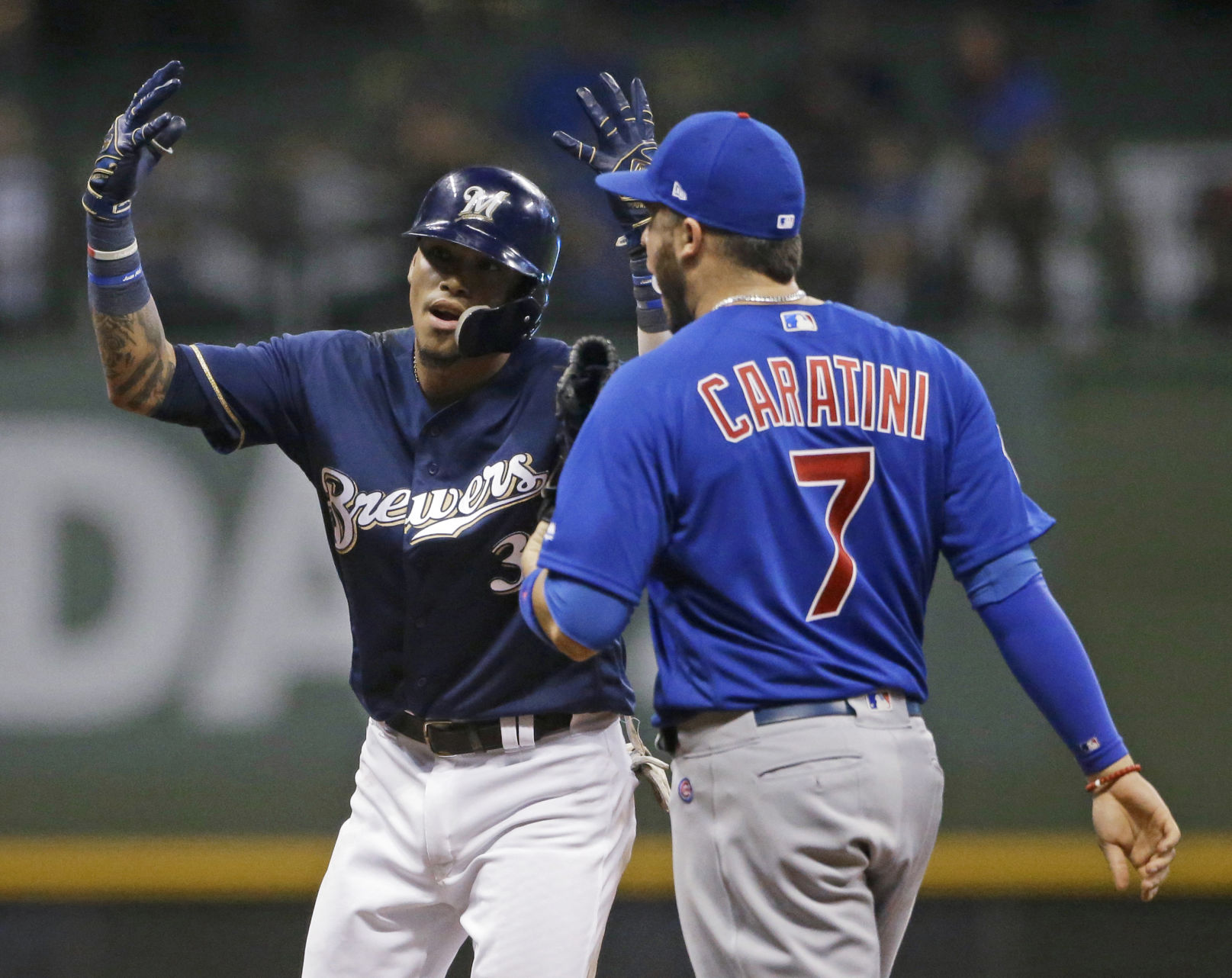 Cubs Brewers Baseball (Game 2)